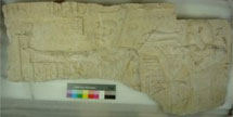 Egyptian Limestone Relief Before Treatment
